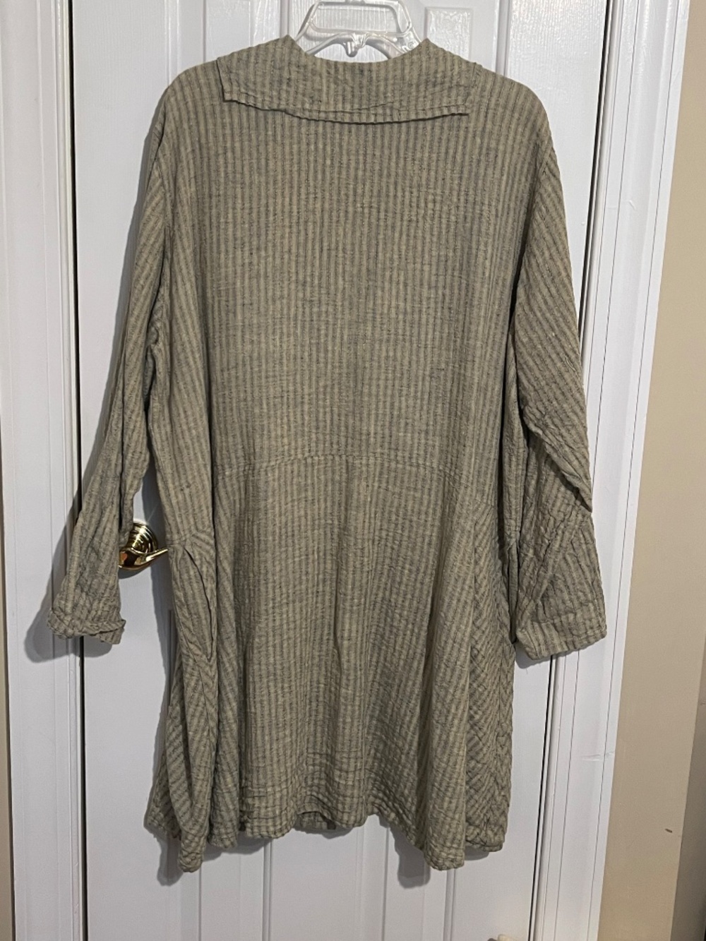 Flax by Jeanne Engelhart Duster/Swing Dress SZ LARGE - Picture 3 of 8